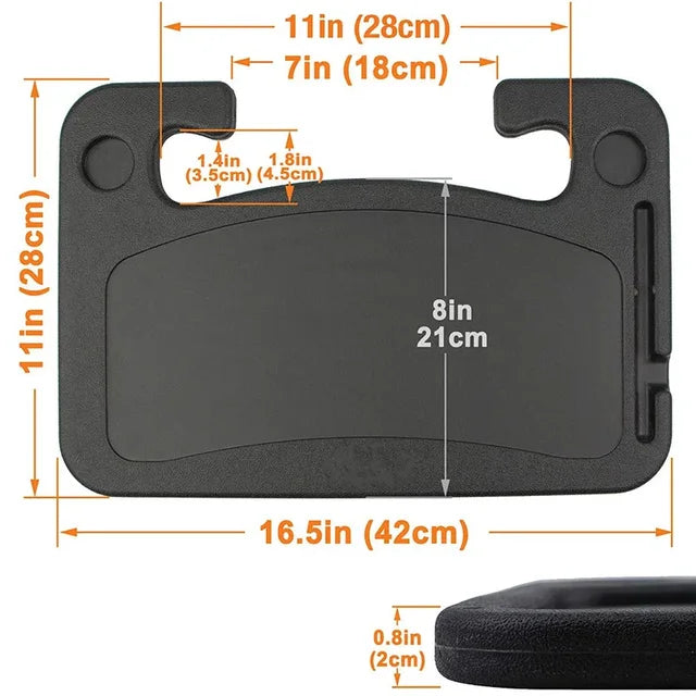 Car Portable Dining Steering Wheel Tray