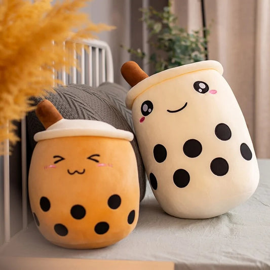 Plush Boba Pillow Cushion