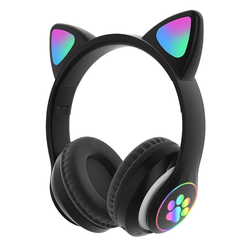 LED Cat Bluetooth Headphones