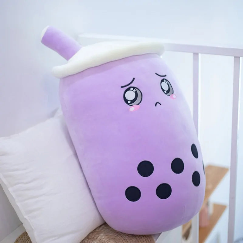 Plush Boba Pillow Cushion