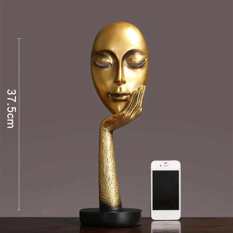Face Abstract Sculpture Decorative Art