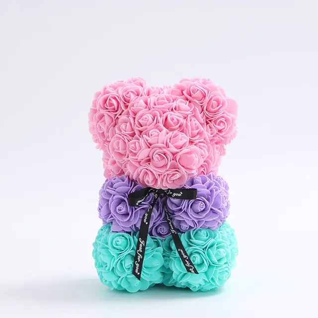 25cm Rose Bear