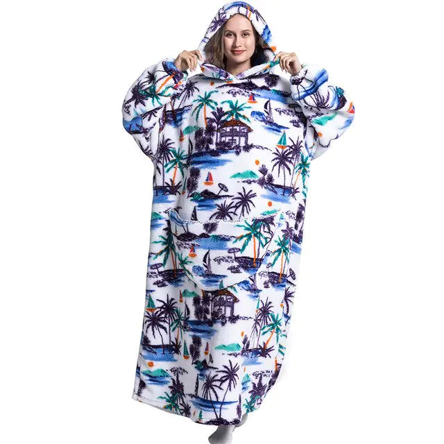 Long Blanket Hoodie