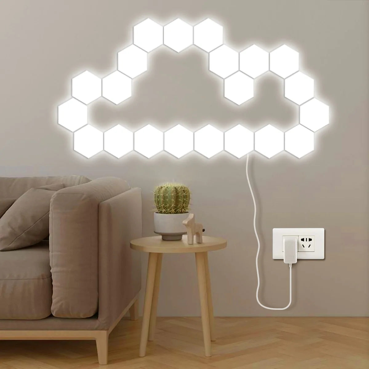 Hexagon Lamp Touch Sensor Night Light