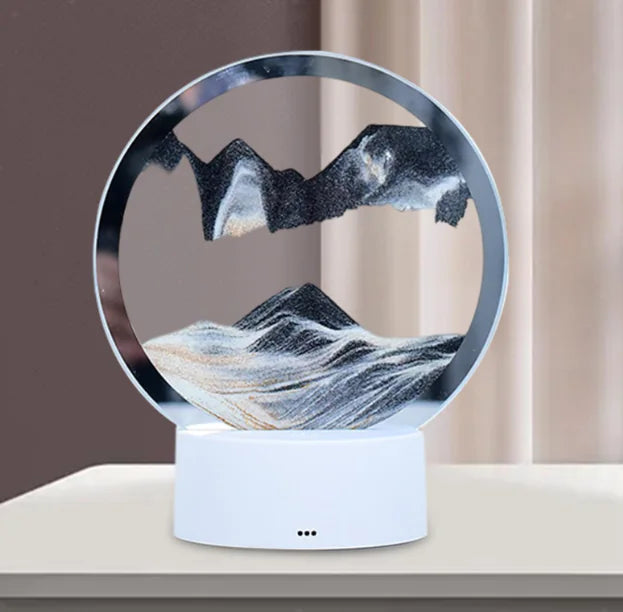 3D Night Light Hourglass Desk Lamp