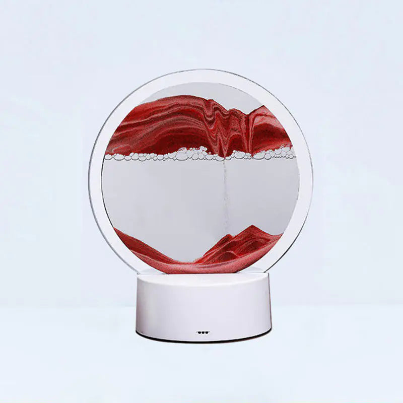 3D Night Light Hourglass Desk Lamp