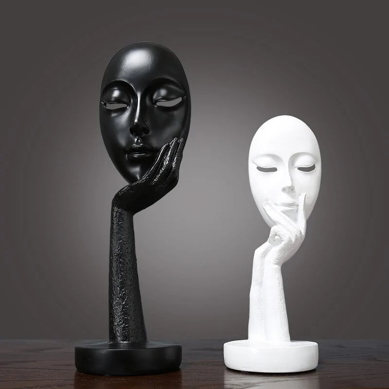 Face Abstract Sculpture Decorative Art
