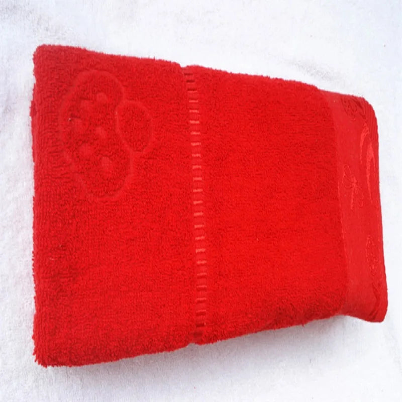 Large + Small Red Towel Set
