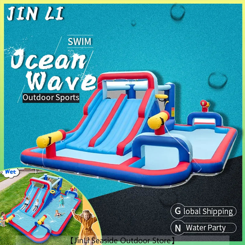 Inflatable Bounce House + Splash Pool