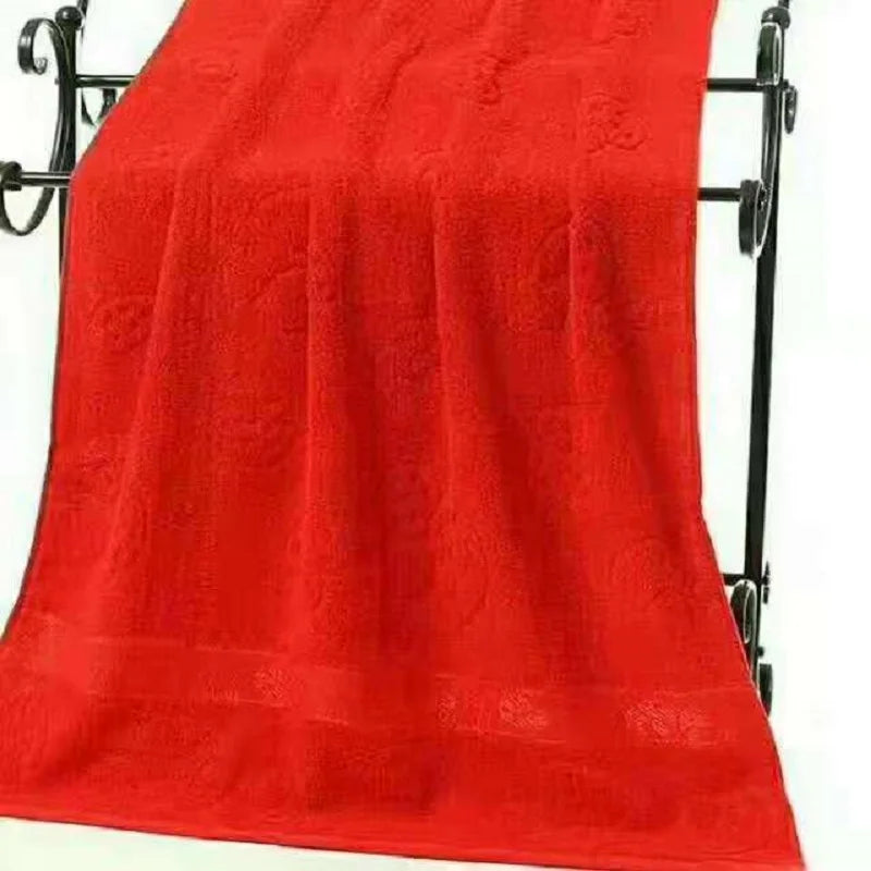 Large + Small Red Towel Set