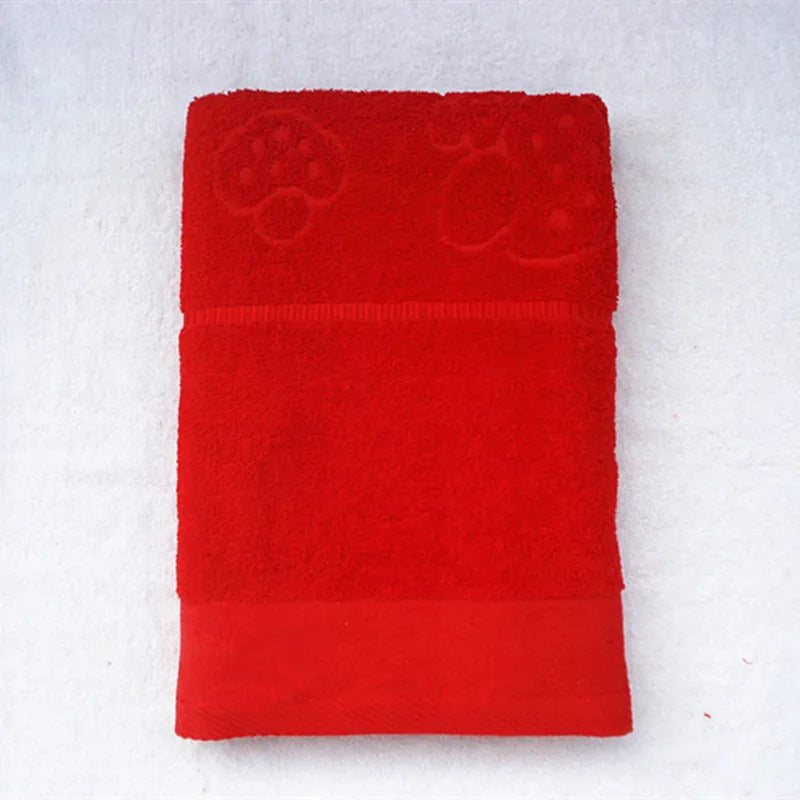 Large + Small Red Towel Set
