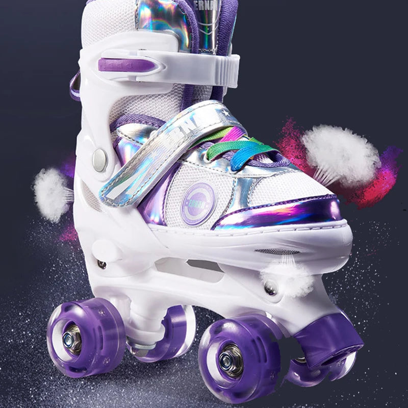 4 Wheels Skates Beginner Kids