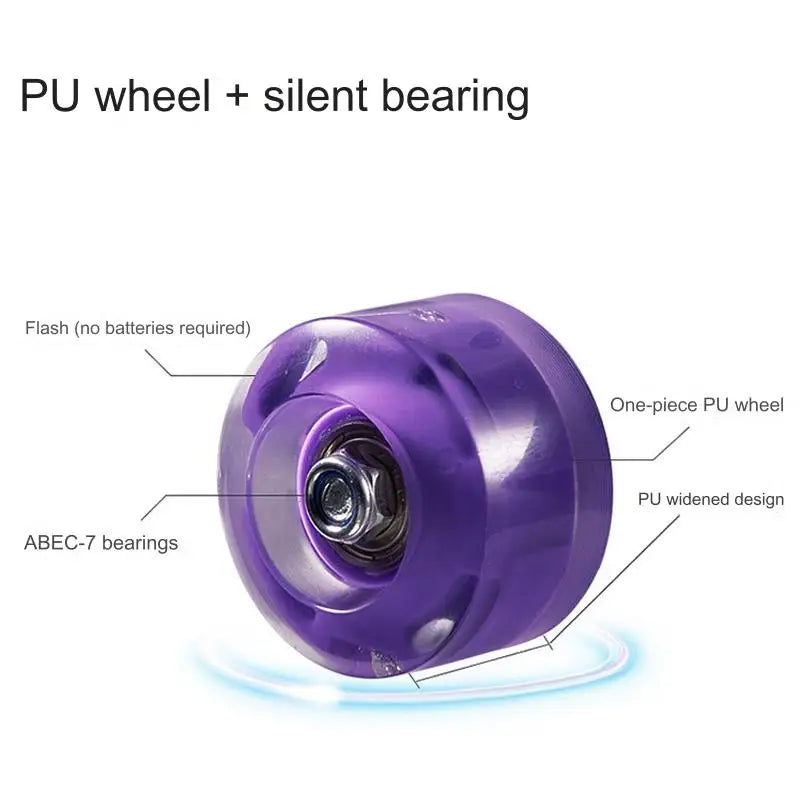 4 Wheels Skates Beginner Kids