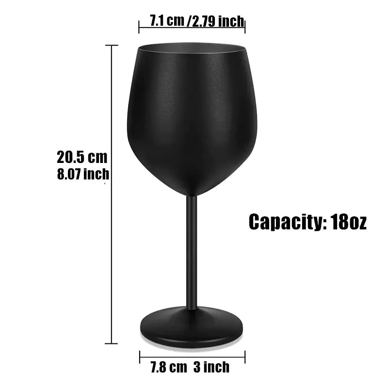 Stainless Steel Wine Glass