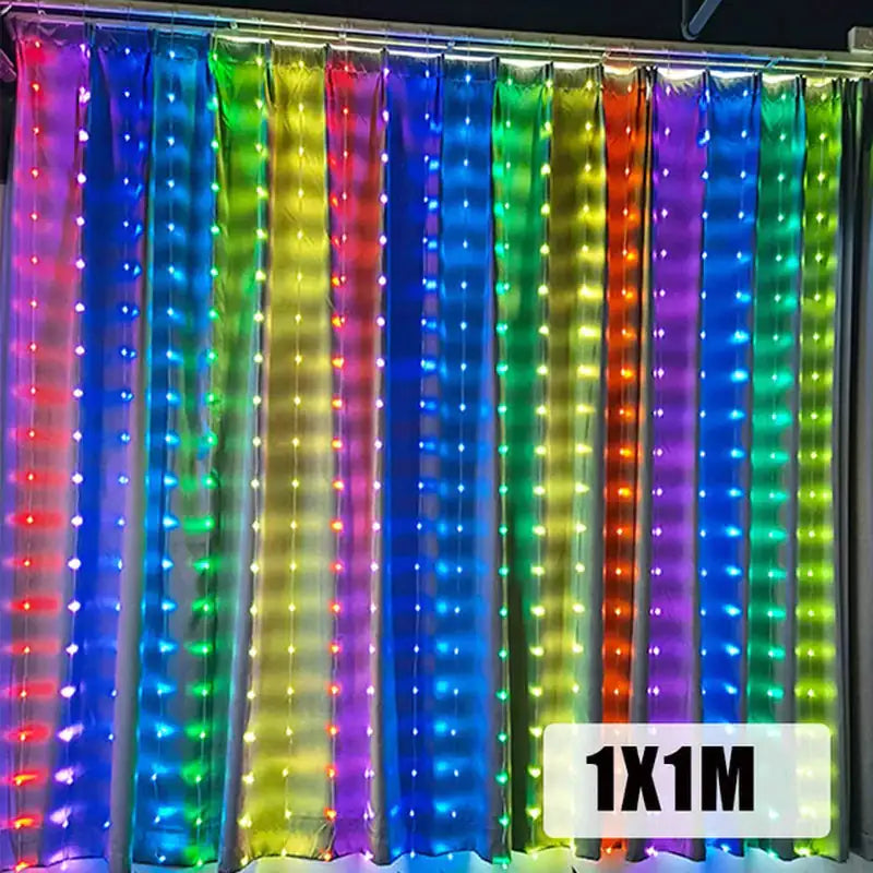 Smart LED Curtain String Lights
