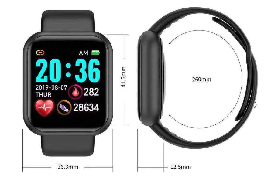 Fitness Tracker Smart Watch