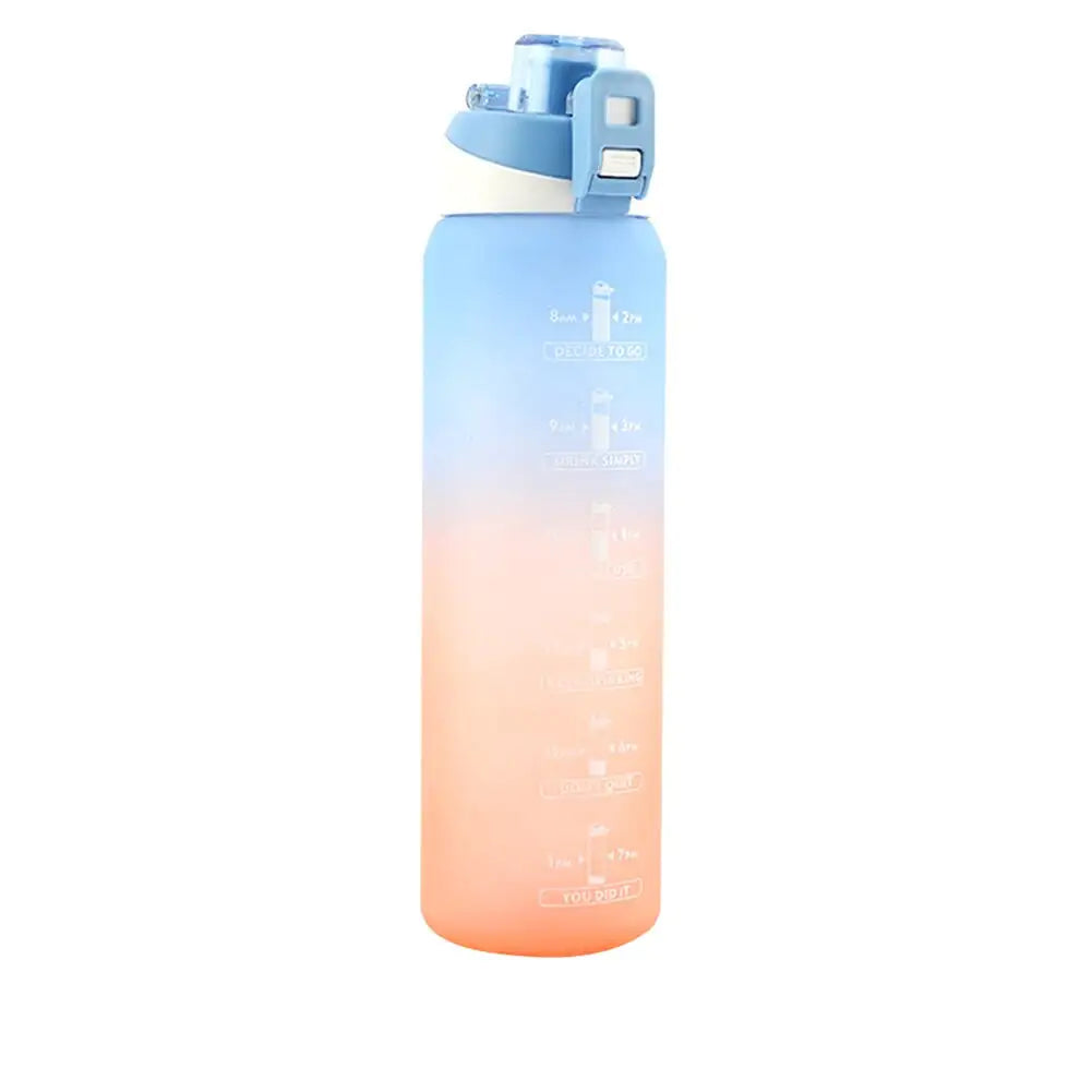 1 Liter Water Bottle Ombre