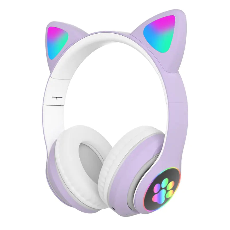 LED Cat Bluetooth Headphones