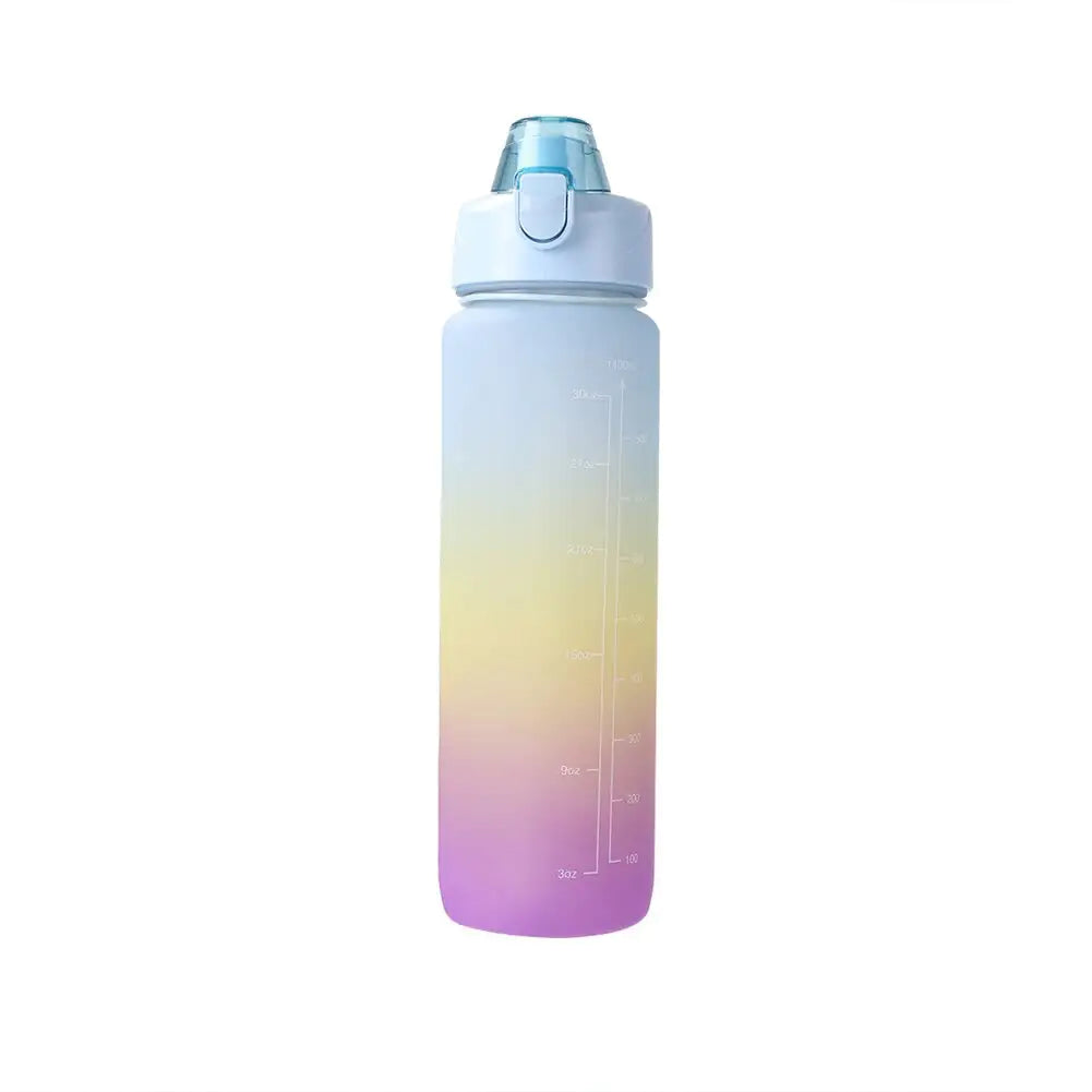 1 Liter Water Bottle Ombre