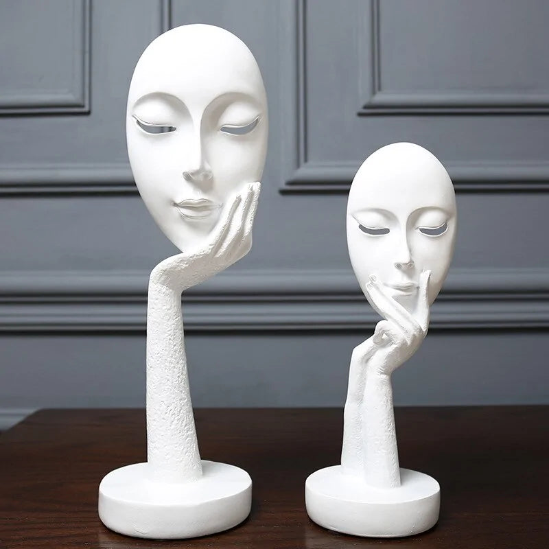 Face Abstract Sculpture Decorative Art