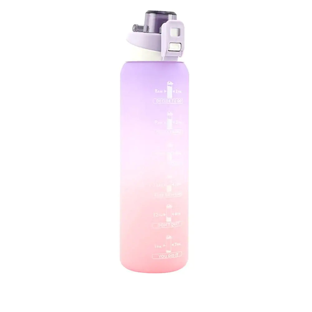 1 Liter Water Bottle Ombre