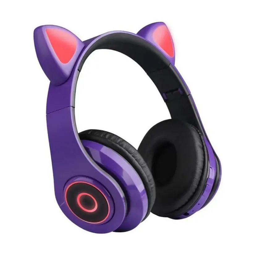 LED Cat Bluetooth Headphones