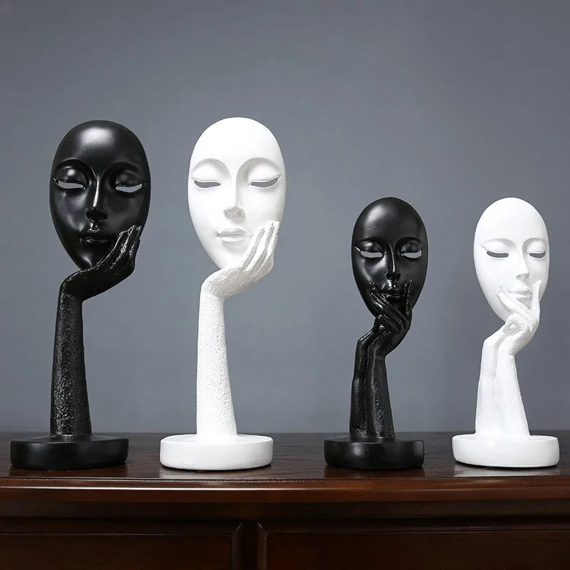 Face Abstract Sculpture Decorative Art
