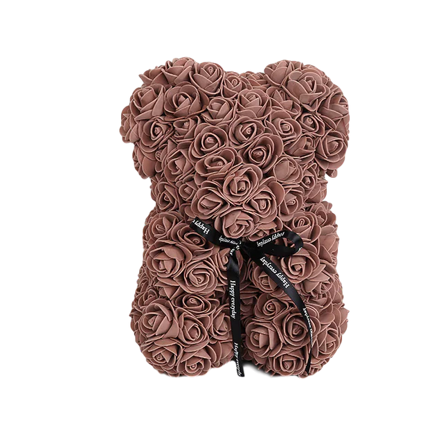 25cm Rose Bear