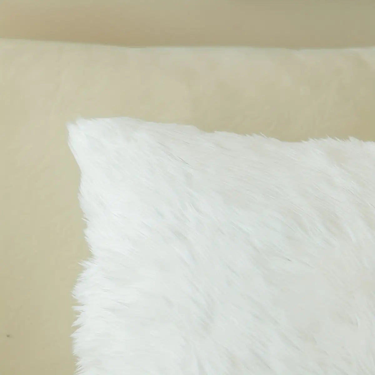 Fur Throw Pillow Covers