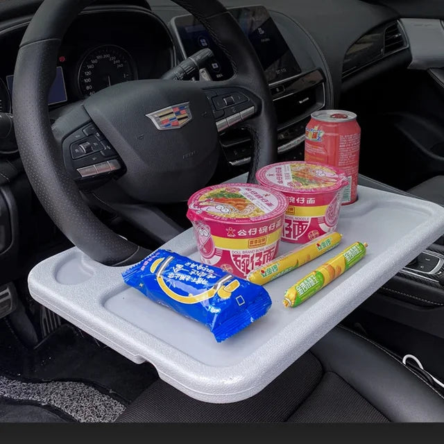 Car Portable Dining Steering Wheel Tray