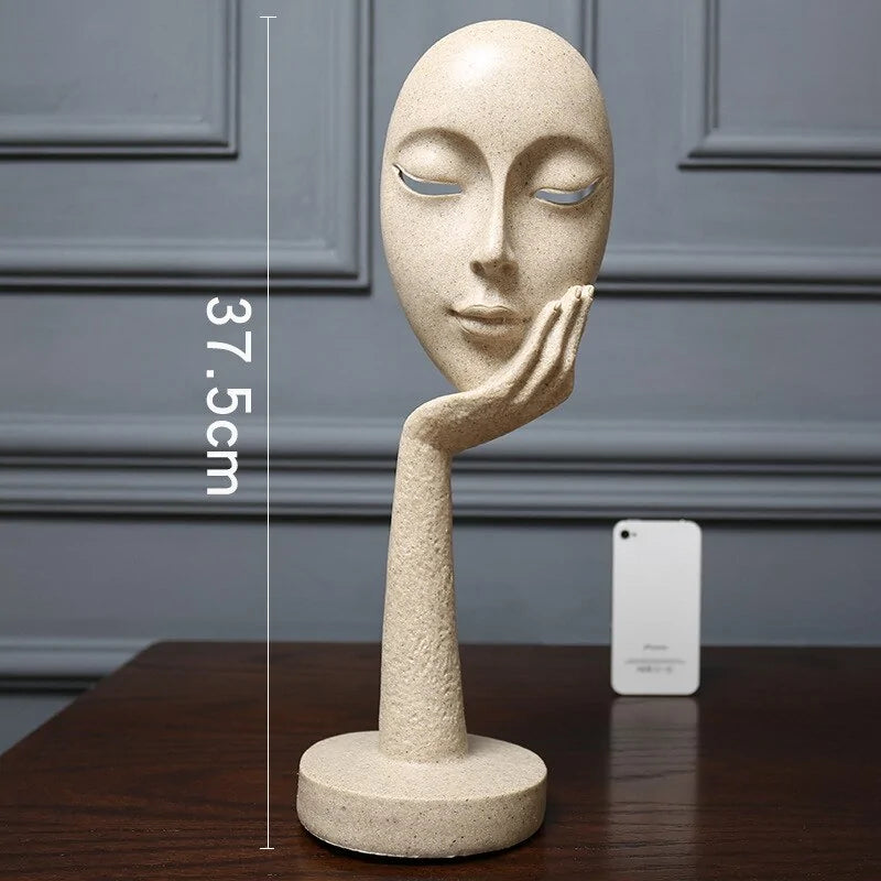 Face Abstract Sculpture Decorative Art