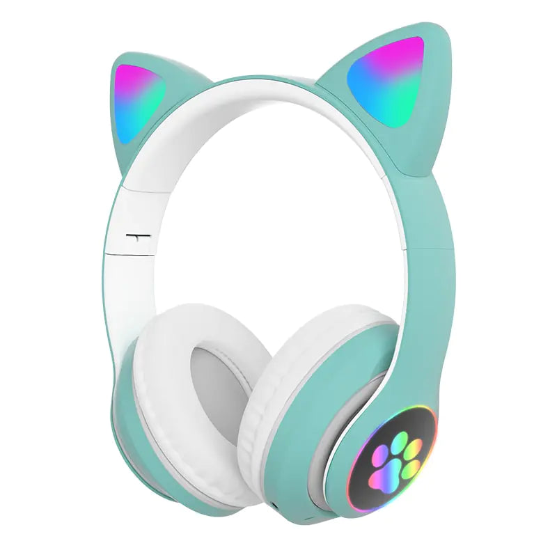 LED Cat Bluetooth Headphones