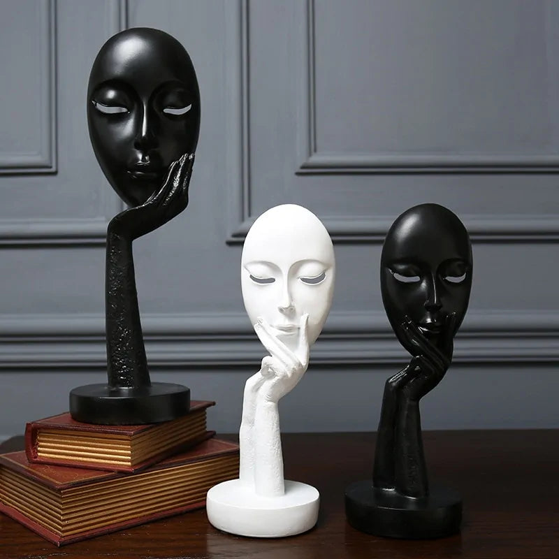 Face Abstract Sculpture Decorative Art