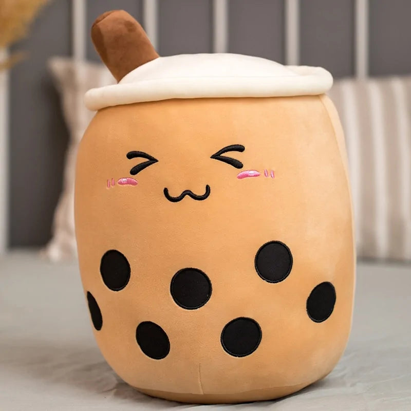 Plush Boba Pillow Cushion