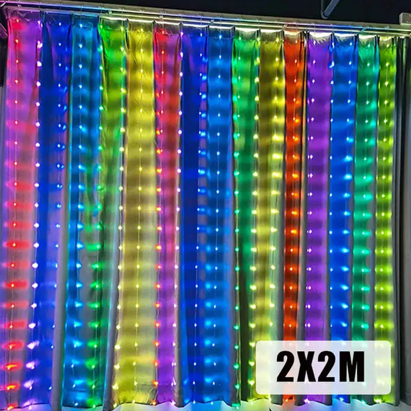 Smart LED Curtain String Lights