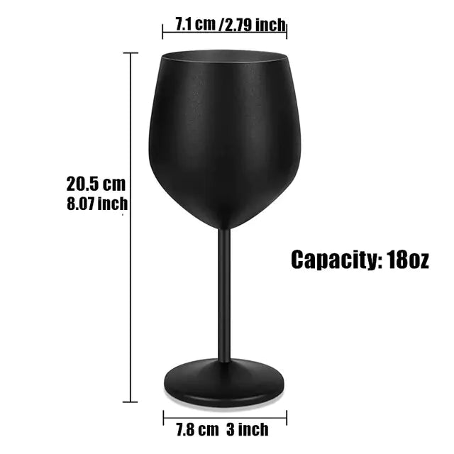 Stainless Steel Wine Glass